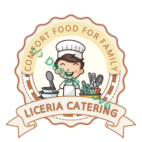 Brown Simple Catering Logo